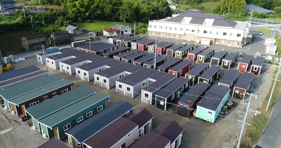岡山県倉敷市 仮設住宅
