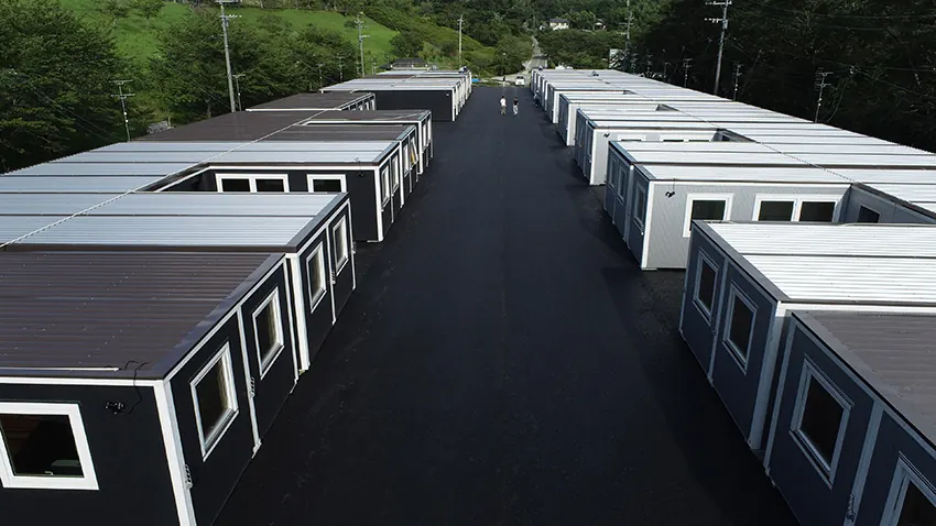 熊本県球磨村 仮設住宅