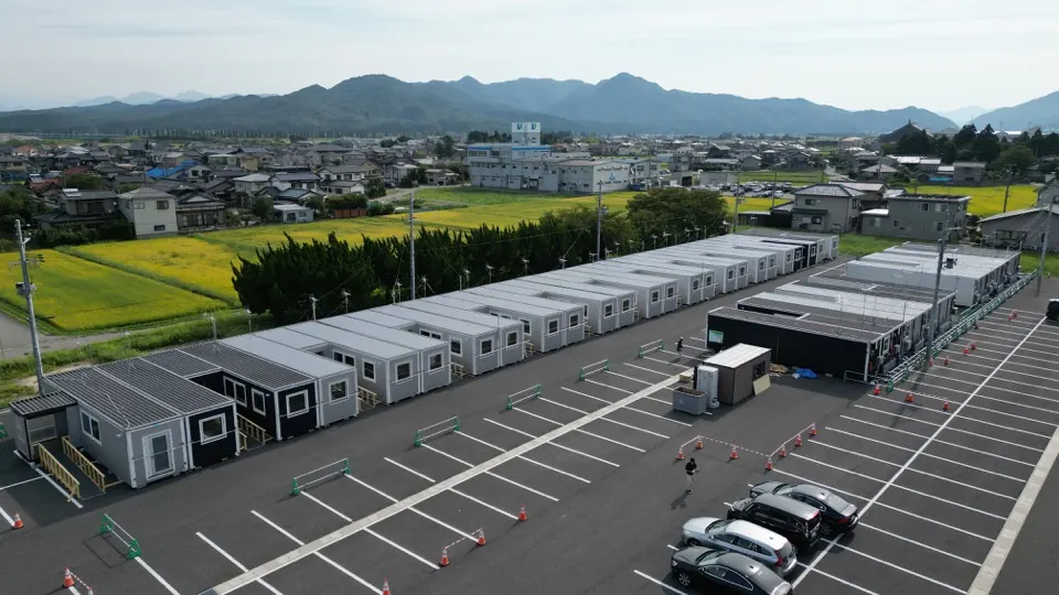 新潟県村上市 応急仮設住宅